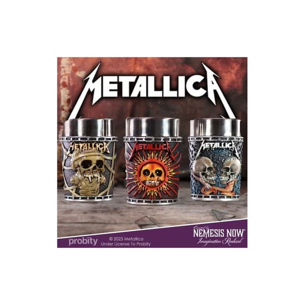 Nemesis Now Metallica Shot Glass Set 8.5cm