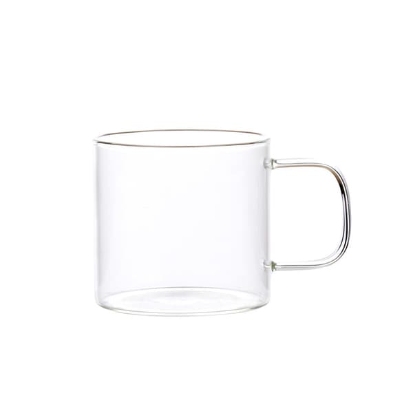 Drikkeglass med håndtak 300 ml i borosilikatglass