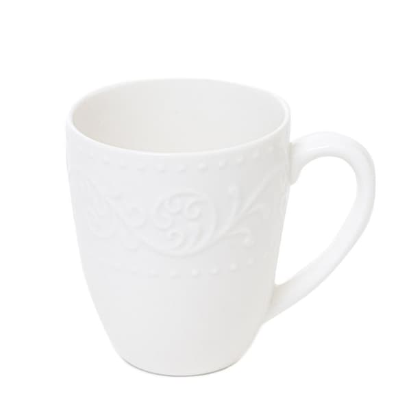 Krus | SYLIA | hvid med ornament | 0,37 l | 844046