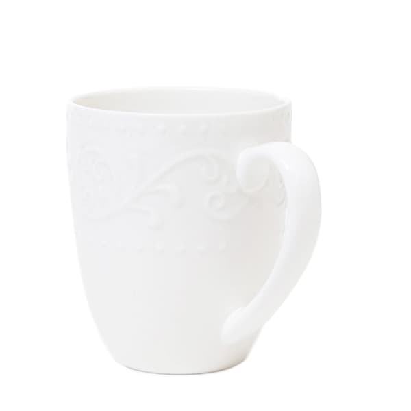 Krus | SYLIA | hvid med ornament | 0,37 l | 844046