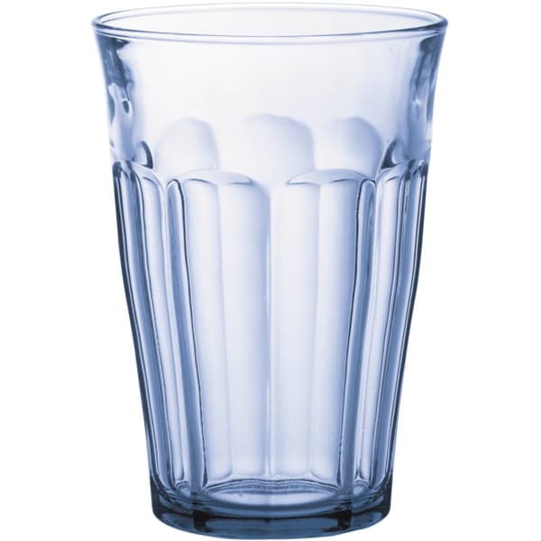 Duralex PICARDIE MARINE højt glas 360 ml blå - sæt med 6 stk.