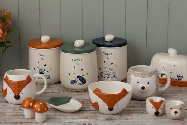 PK-muki 570ml. Fox Woodland