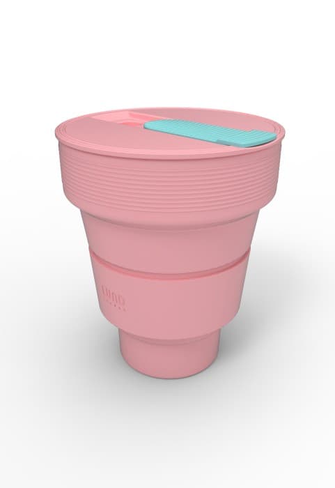 LL-Pink sammenklappeligt krus