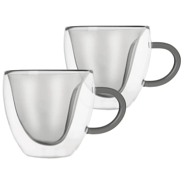 Kaksiseinäiset lämpölasit kahville ja teelle DOUBLE 280 ml 2 kpl.