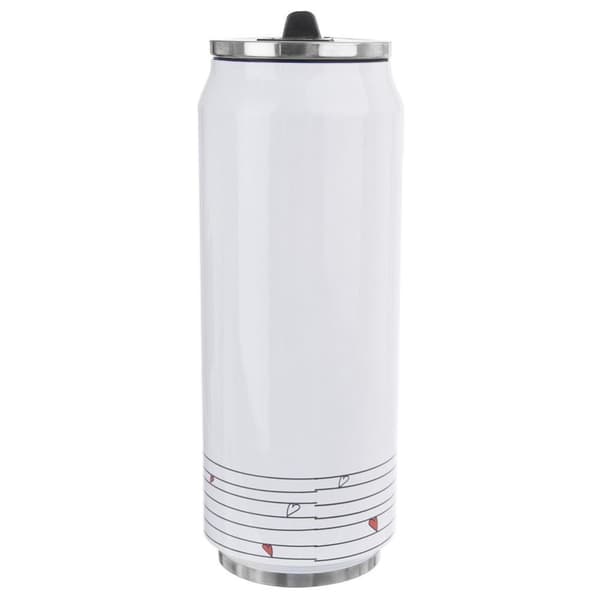 Termomugg, termos, vattenflaska, hjärtan, hjärtan, CAN, 500 ml