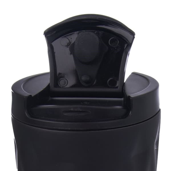 Termokrus, stål termokande, 0,5 l, tæt, sort