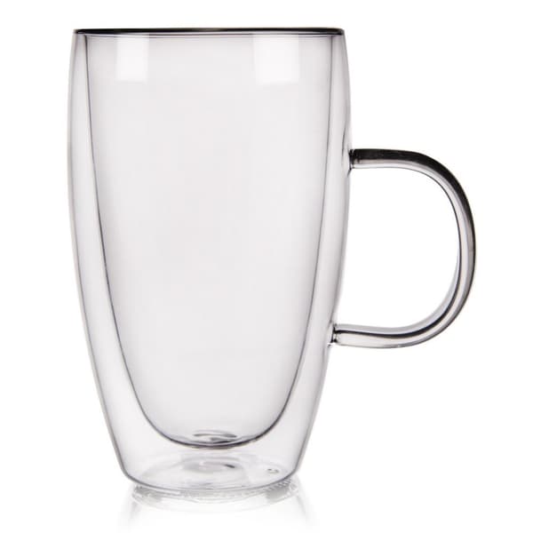 430ML DOBBELT VÆGGET TERMISK GLAS TIL LATTE