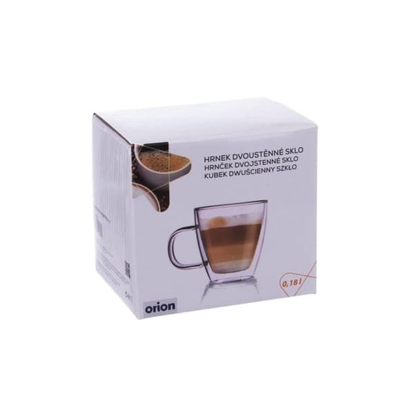 DOBBELT VÆGGET TERMISK GLAS 180ml TIL KAFFE