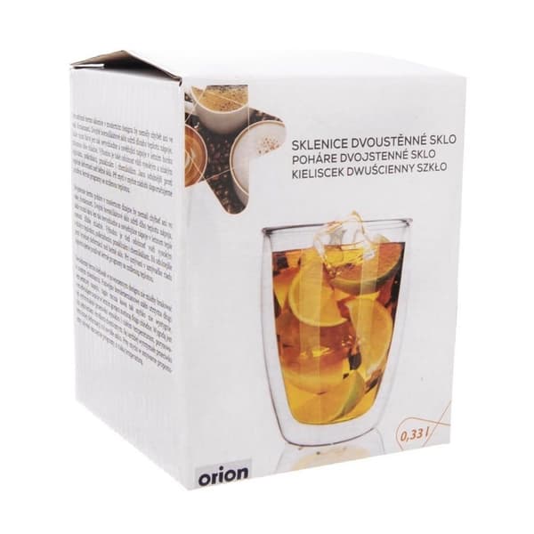 DUBBELVÄGGAD TERMISK GLAS 330ml FÖR KAFFE