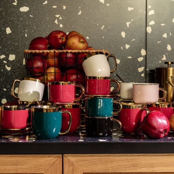 Mugg | SINNES | smaragd med sked | 0,28 l | 992821