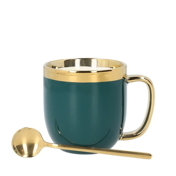 Mugg | SINNES | smaragd med sked | 0,28 l | 992821