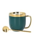 Miniatyrbild 6 av 10: Mugg | SINNES | smaragd med sked | 0,28 l | 992821
