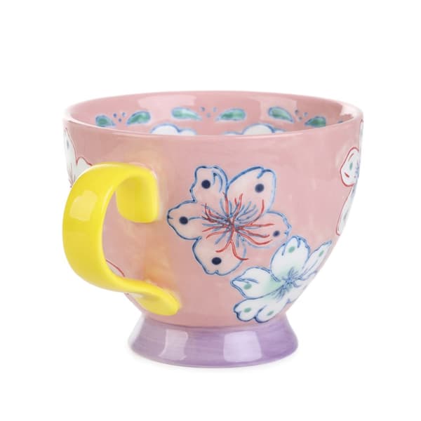 Mugg | SALVA | handmålad rosa | 0,4 l | 886589