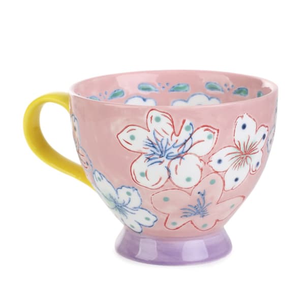Mugg | SALVA | handmålad rosa | 0,4 l | 886589