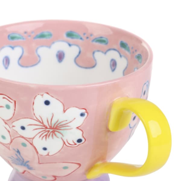 Mugg | SALVA | handmålad rosa | 0,4 l | 886589