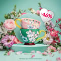 Miniatyrbild 6 av 9: Mugg | SALVA | handmålad rosa | 0,4 l | 886589