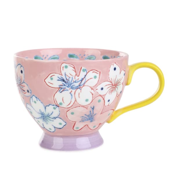 Mugg | SALVA | handmålad rosa | 0,4 l | 886589