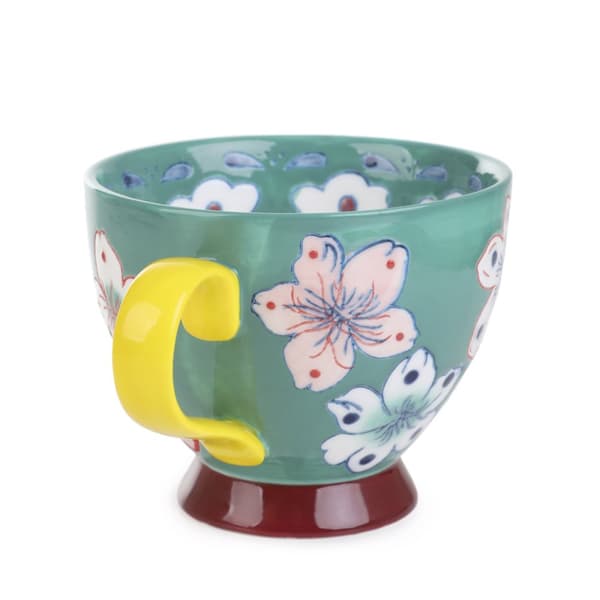 Mugg | SALVA | handmålad turkos | 0,4 l | 886596
