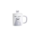 Miniatyrbillede 1 af 11: Krus | BATIS | med grå bamse og porcelænslåg | 0,35 l | 707988