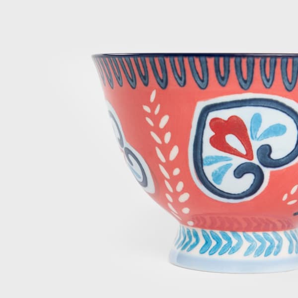 Mugg | SHILLA | handmålad med marinblå öra | 0,4 l | 735424