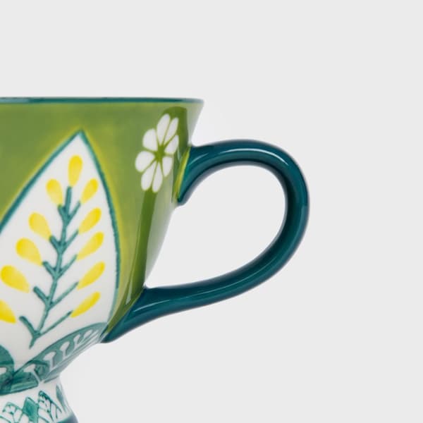 Mugg | SHILLA | handmålad med turkos öra | 0,4 l | 735400