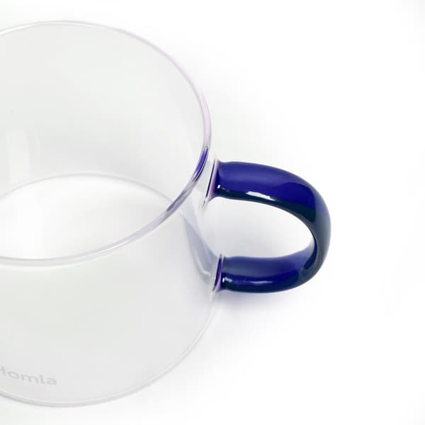 Glas | GLANSIGT | med marinblå öra | 0,33 l | 837086