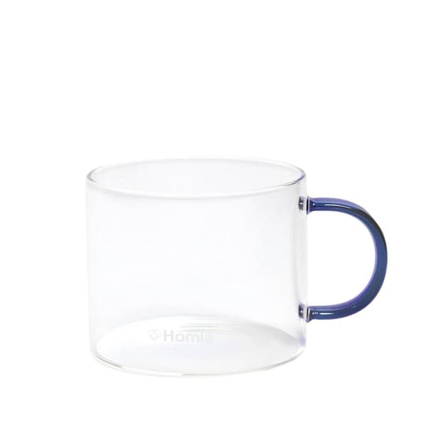Glas | GLANSIGT | med marinblå öra | 0,33 l | 837086
