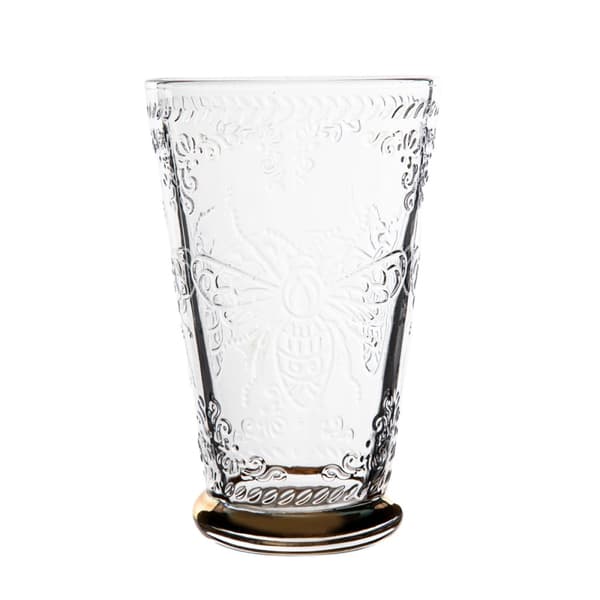 Glas | NELLIE | høj med gyldne ben | 0,35 l | 888507