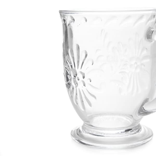 Glas | ROSER | mønstret med øre, 2 stk. | 0,45 l | 891729