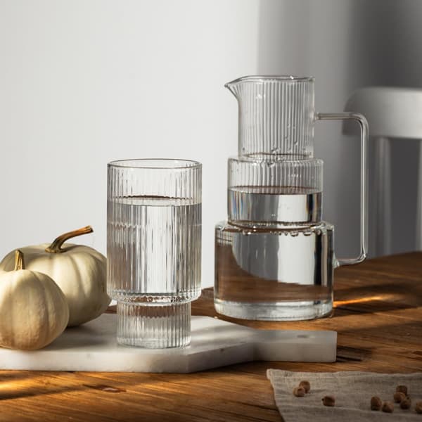 Glas | LYNNSO | stablet gennemsigtig høj, 3 stk. | 0,3 l | 714498