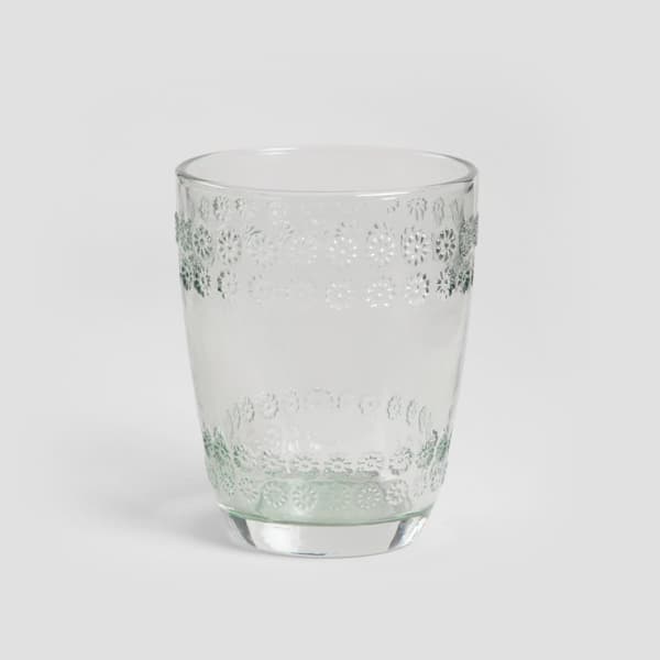 Glas | ERBA | grøn med dekorationer | 0,27 l | 732232