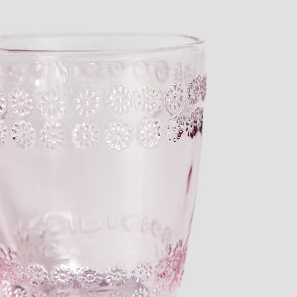 Lasi | ERBA | pinkki koristeilla | 0,27 l | 732249