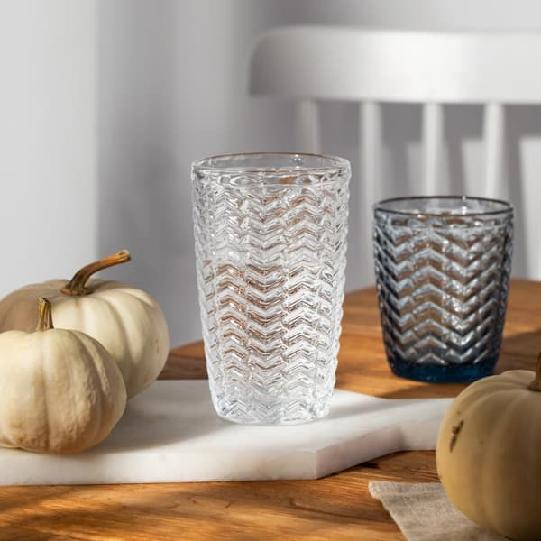 Glassæt | LUNNIS | høj transparent, 4 stk. | 0,35 l | 721458