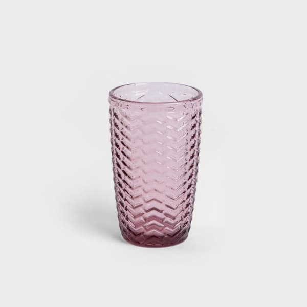 Glassæt | LUNNIS | høj pink, 4 stk. | 0,35 l | 721489