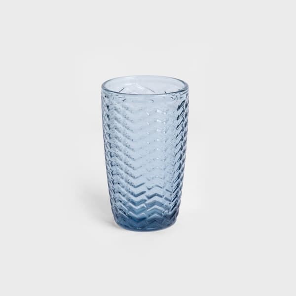 Glassæt | LUNNIS | høj blå, 4 stk. | 0,35 l | 721427