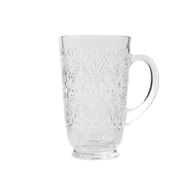 Glas | MODELLO | mønstret høj med øre | 0,4 l | 739187
