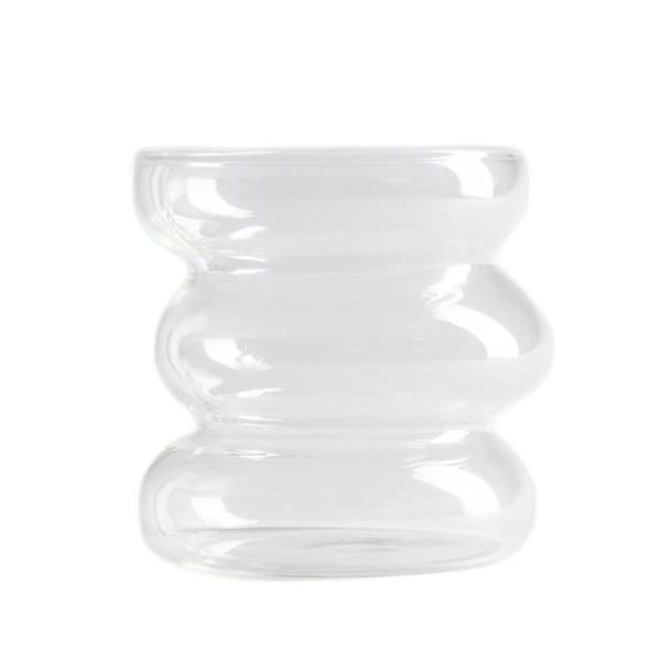 Glas | BUBBLE | gennemsigtig, skæv | 0,45 l | 739118