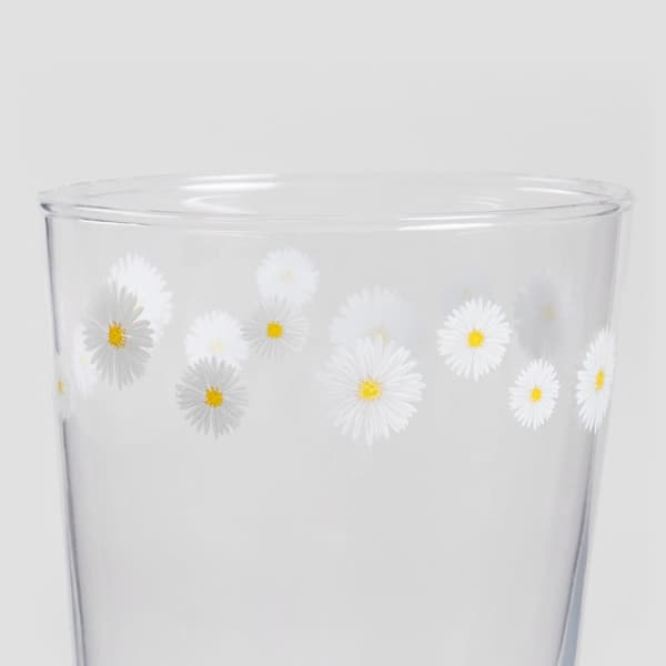 Glas | VIRAGOK | med tusindfryd print | 0,33 l | 747489