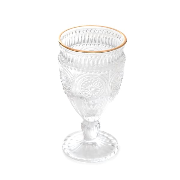 Glas | TØNDE | til vin med guldkant | 0,35 l | 840925