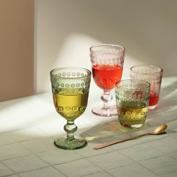 Lasi | ERBA | vihreä koristeilla | 0,28 l | 732256