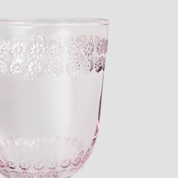 Lasi | ERBA | pinkki koristeilla | 0,28 l | 732270