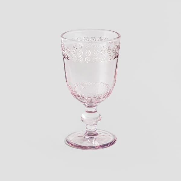 Lasi | ERBA | pinkki koristeilla | 0,28 l | 732270