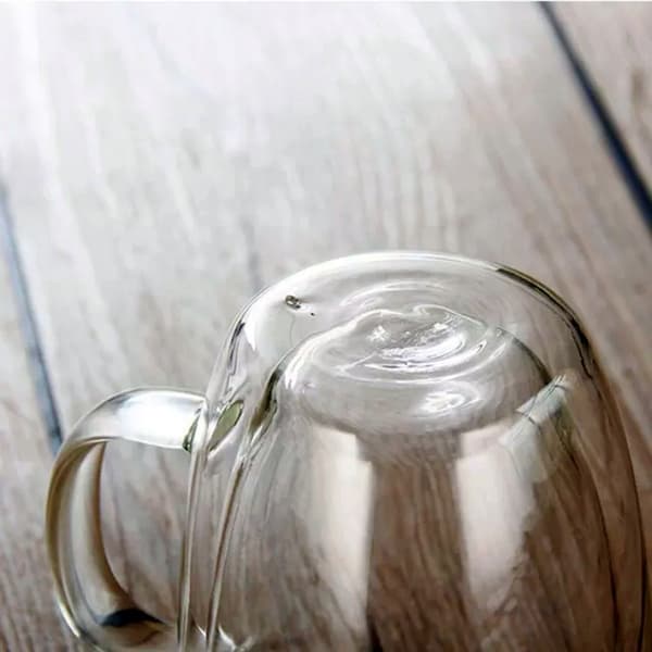 Lasinen termosmuki kahvalla 250ml