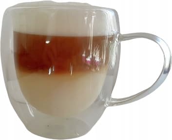 Lasinen termosmuki kahvalla 250ml