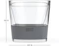 Pikkukuva 8 / 9: HOST Freeze Cooling Cups for Whiskey, Bourbon, and Scotch, Freezer Gel Chiller Double Wall Tumblers 9 oz (266ml), Set of 2, Grey
