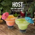 Miniatyrbild 7 av 8: HOST Freeze Stemless Margarita Plastic Glass Insulated Gel Chiller, Double Wall Frozen Cocktail, 12 oz. (355ml), Set of 2 Cups, Green