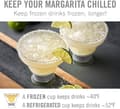 Miniatyrbild 2 av 8: HOST Freeze Stemless Margarita Plastic Glass Insulated Gel Chiller, Double Wall Frozen Cocktail, 12 oz. (355ml), Set of 2 Cups, Green