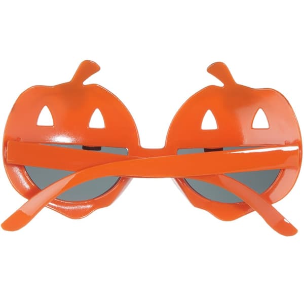 Halloween roliga glasögon skrattande pumpor - orange