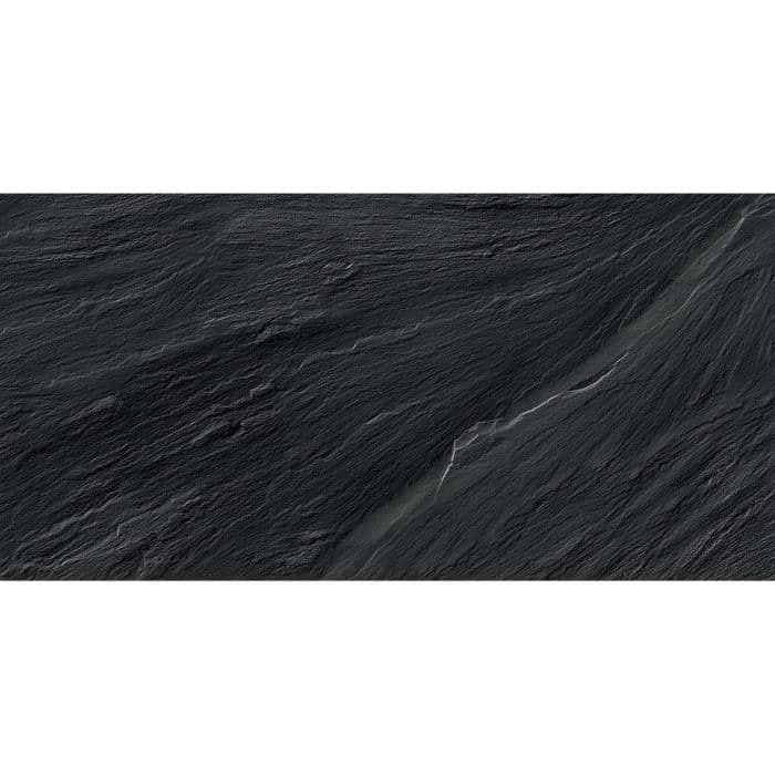 Pizarra fliseprøve - 30 x 60 cm - Sort
