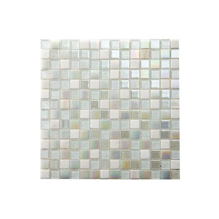 FAIENCE Vægflise - Blister af 5 fliser - 15 x 15 cm - Sort
